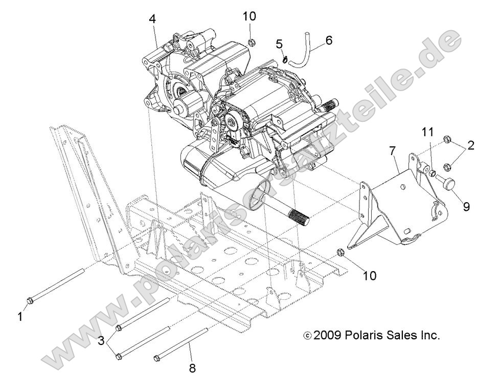 Drive Train, Main Gearcase Mounting