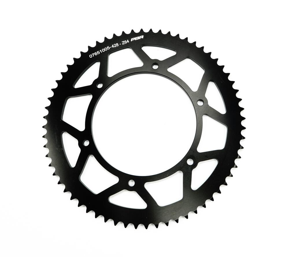 Fantic Original Kettenrad Aluminium schwarz hinten - 428 - 64