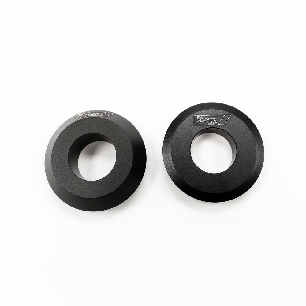 Racing Felgen Distanzbuchsen Set hinten schwarz BMW S1000 RR 2009-11