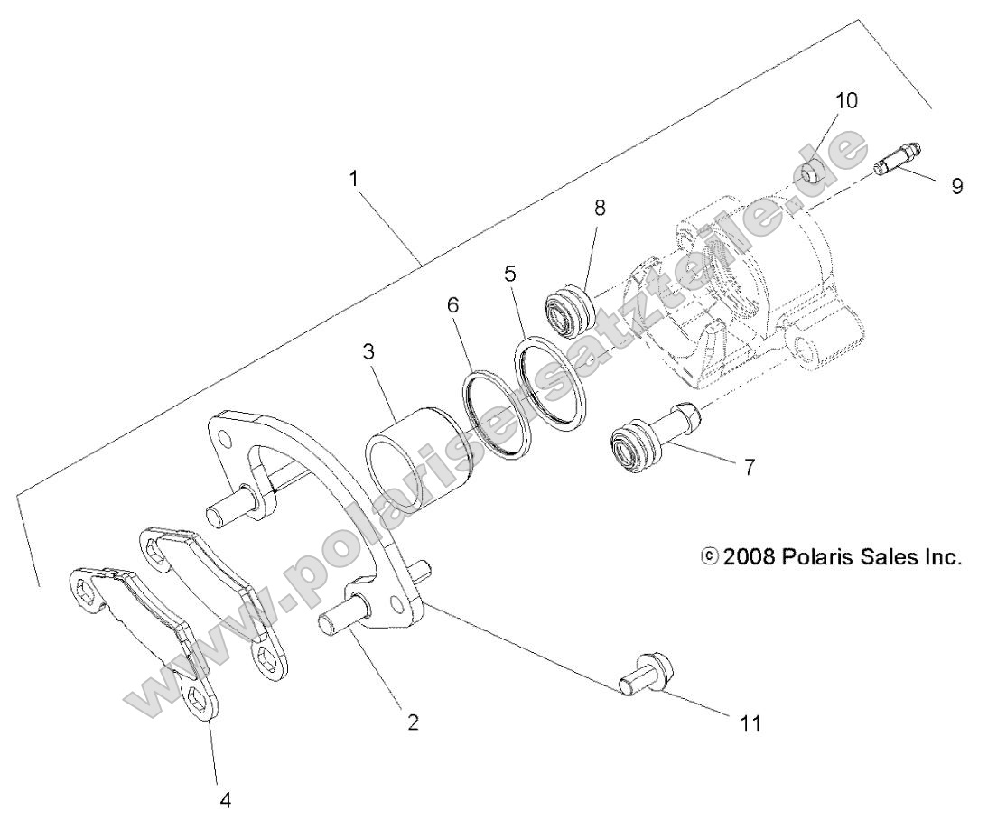 Brakes, Rear Caliper Brakes, Rear Caliper