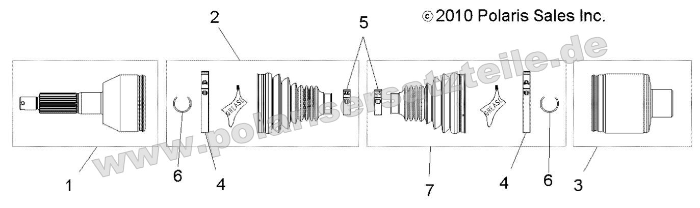 Drive Train, Mid Drive Shaft