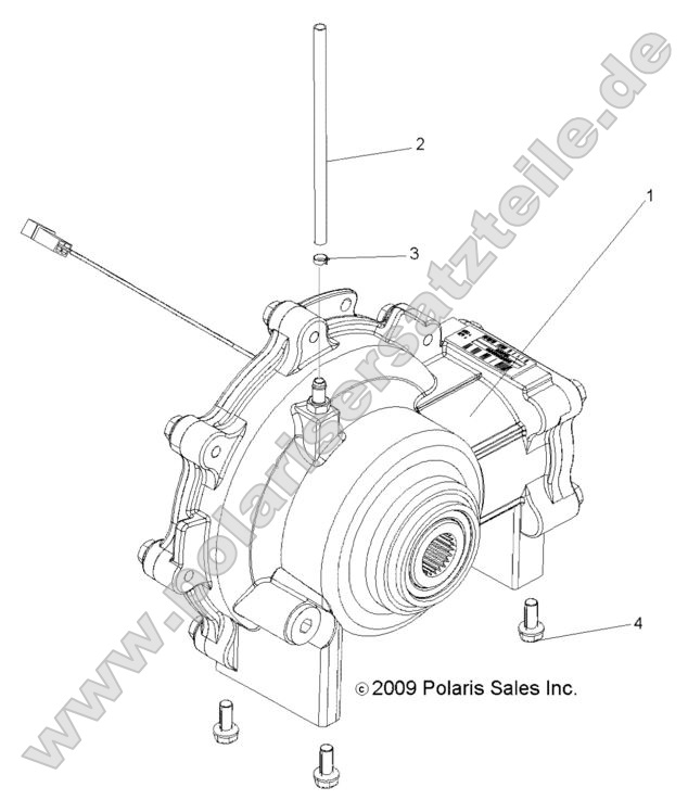 DRIVE TRAIN, FRONT GEARCASE