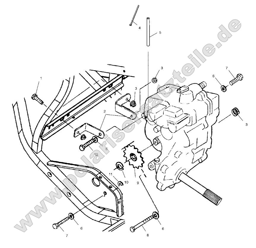 Gearcase Mounting Gearcase Mounting