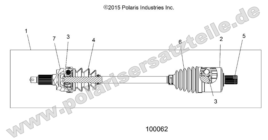 Drive Train, Drive Shaft, Front Drive Train, Drive Shaft, Front