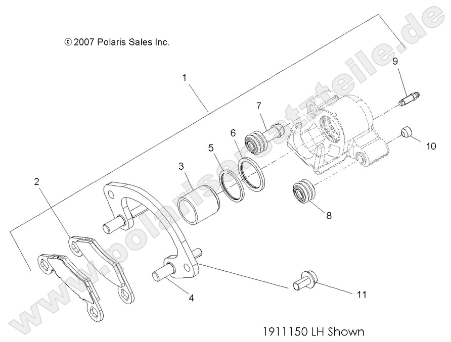 BRAKES, FRONT CALIPER BRAKES, FRONT CALIPER