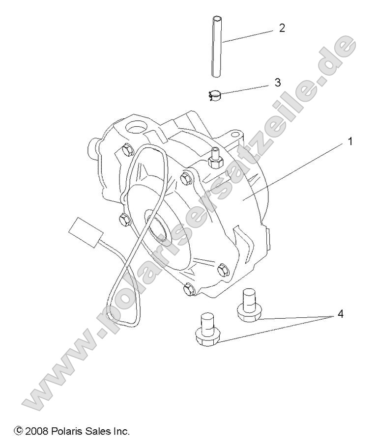 Drive Train, Front Gearcase Drive Train, Front Gearcase