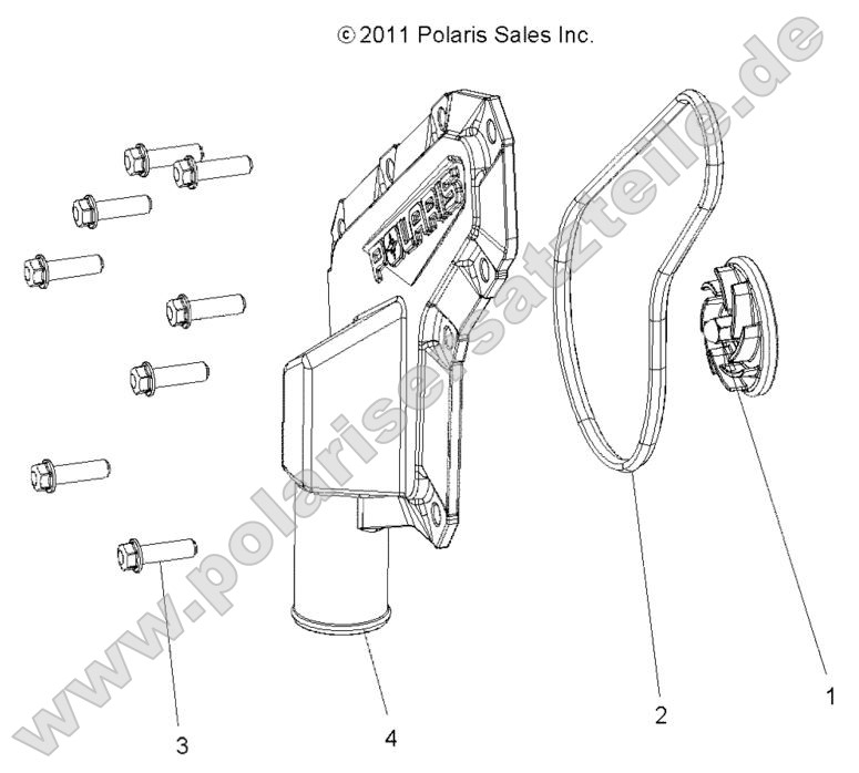 Engine, Waterpump Impeller and Cover Engine, Waterpump Impeller and Cover