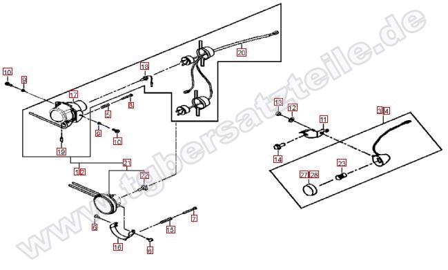 Scheinwerfer-Blinker vorne