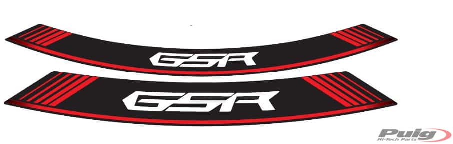 defaultQIPVxIwKq0xQK PUIG KIT 8 FELGENBÄNDER GSR F/ROT - 5989R