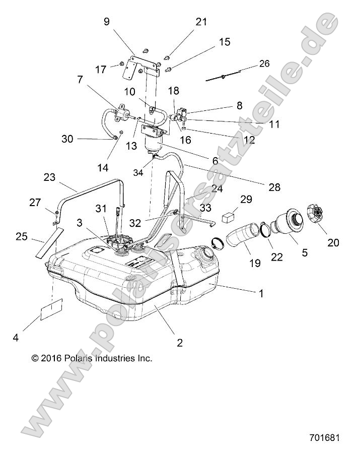 Body, Fuel Tank Asm.