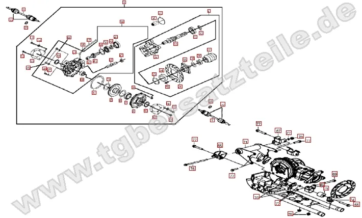 Differenzial hinten - Dämpfungselement