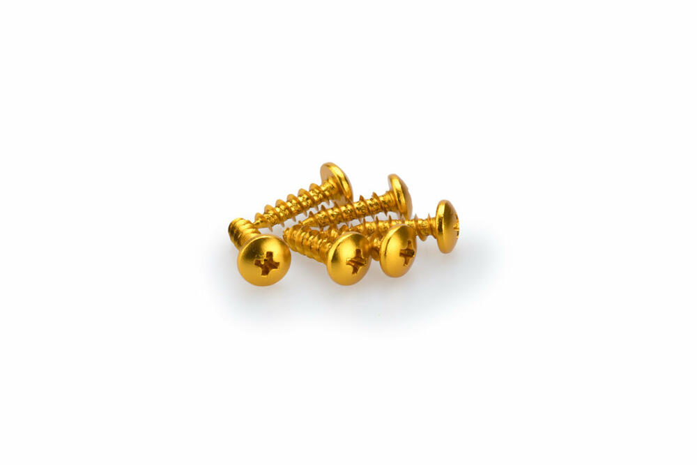 PUIG SCHRAUBEN-KIT (KUPPELFÖRMIG) M6X20MM. GOLD - 2542G