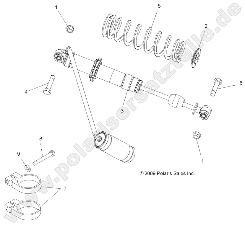 SUSPENSION, REAR SHOCK