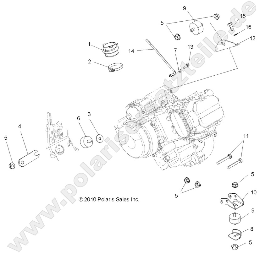 ENGINE, MOUNTING ENGINE, MOUNTING