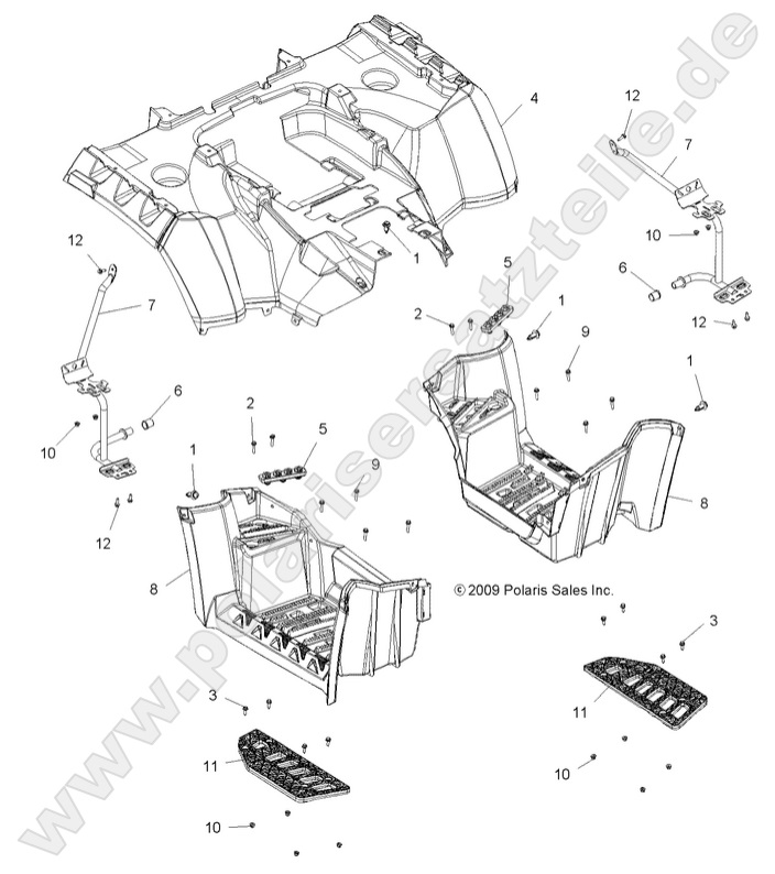 BODY, REAR CAB and FOOTWELL