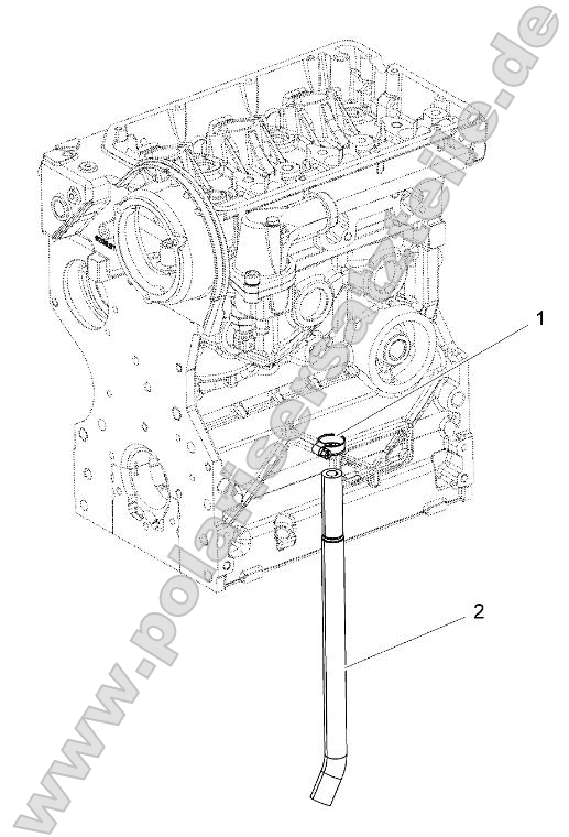 Engine, Water Blow By Hose Engine, Water Blow By Hose