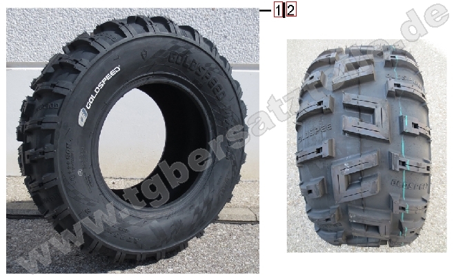 Reifen Goldspeed 12"