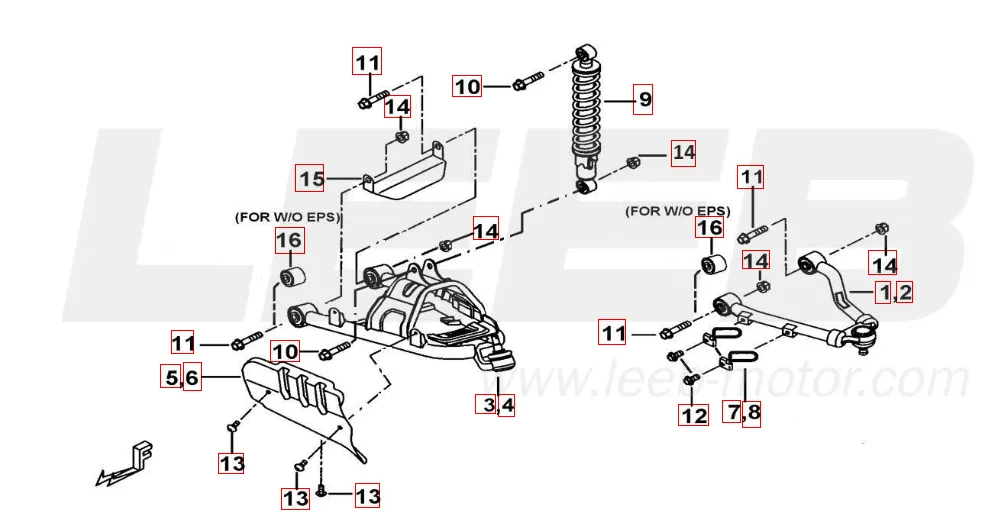 Federbein vorne Federbein vorne