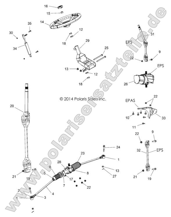Steering, Steering Asm. Steering, Steering Asm.