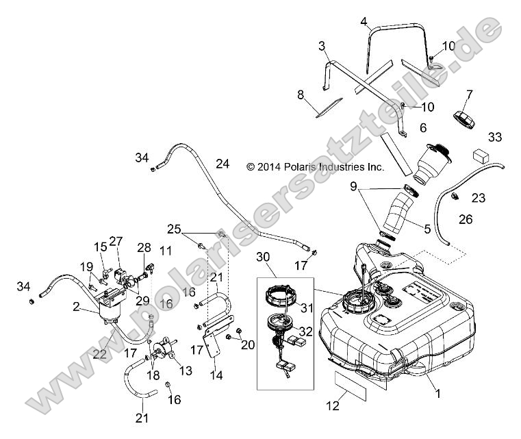 Body, Fuel Tank Asm.