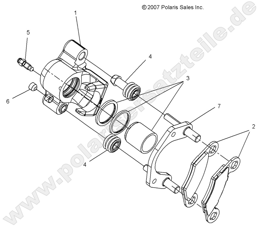 BRAKES, FRONT CALIPERS