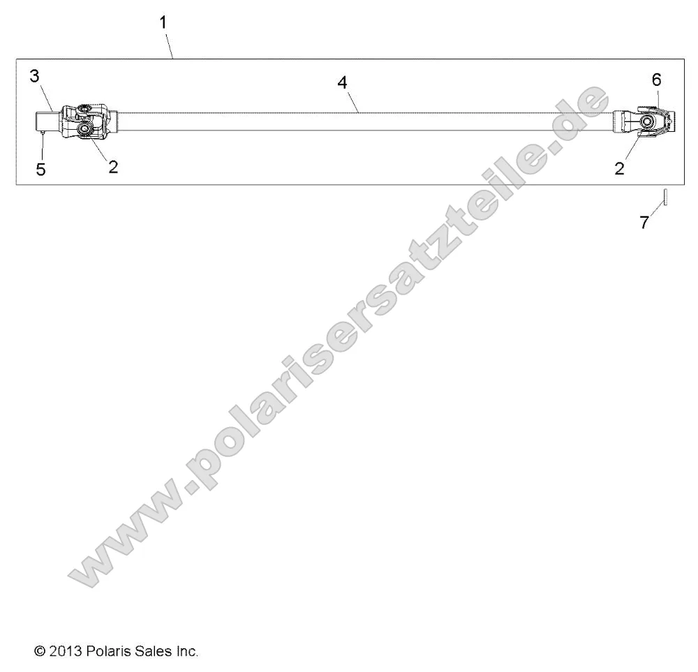 Drive Train, Front Prop Shaft