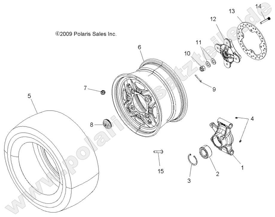 WHEELS, REAR and HUB