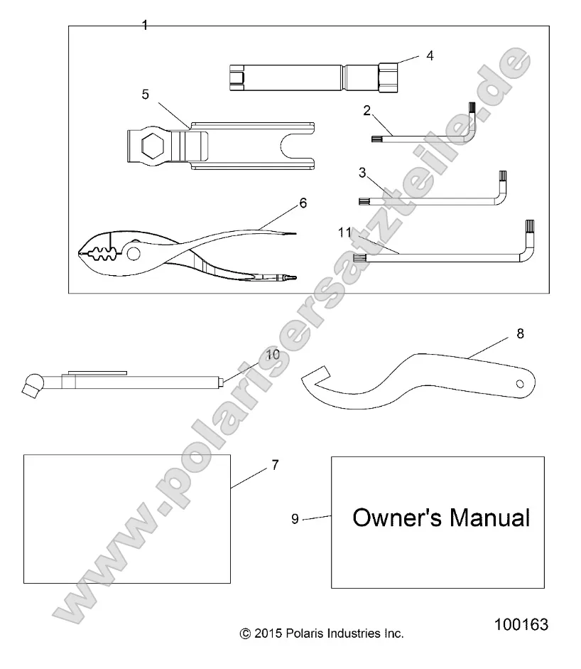 References, Tool Kit and Owners Manual
