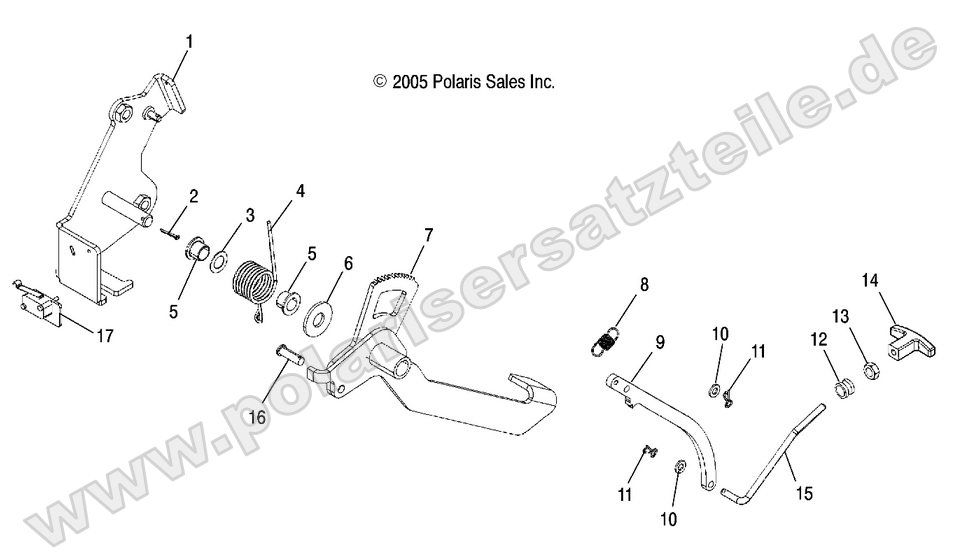 PARK BRAKE PEDAL PARK BRAKE PEDAL