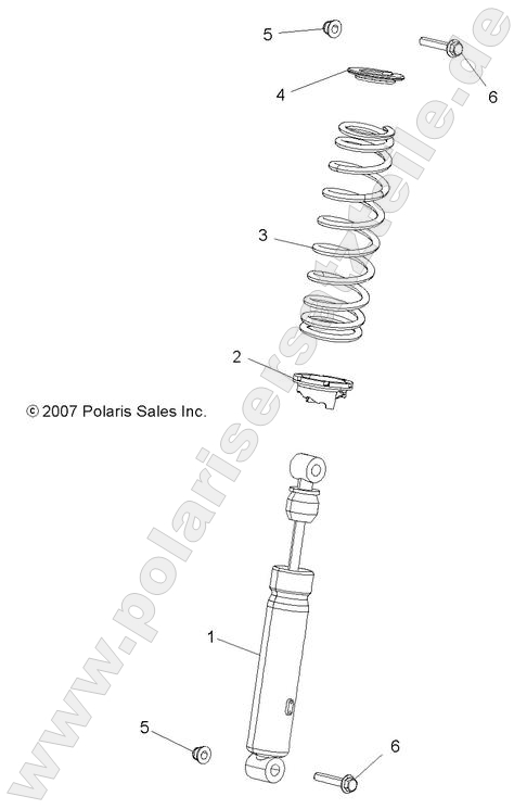 SUSPENSION, SHOCK, FRONT