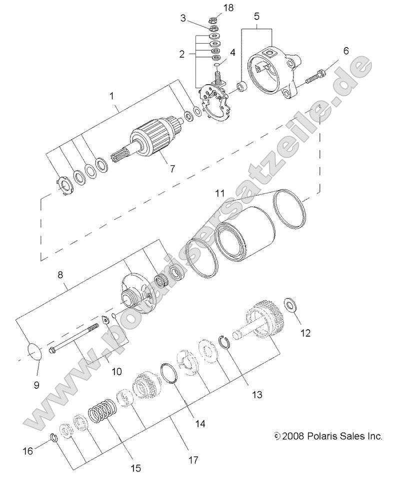 Engine, Starting Motor