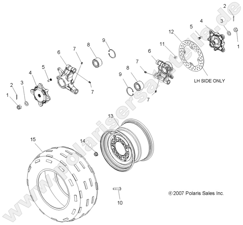WHEELS, REAR WHEELS, REAR
