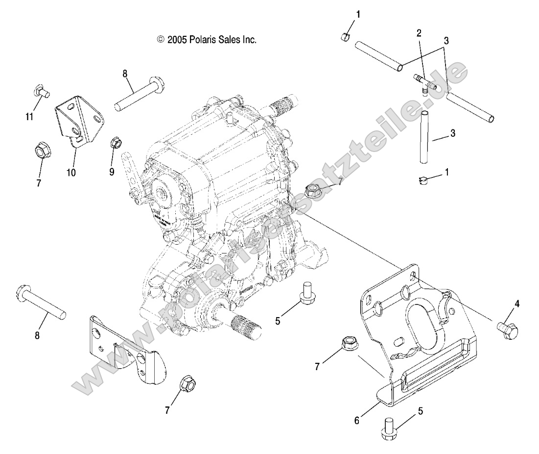 Drive Train, Main Gearcase Mounting