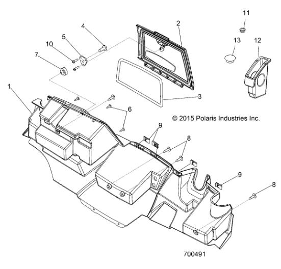 Body, Glove Box Storage Body, Glove Box Storage