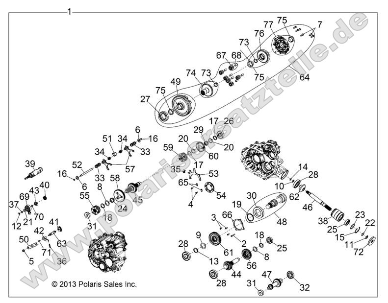 Drive Train, Main Gearcase Internals 1