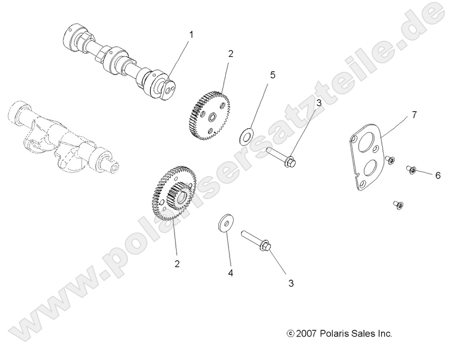 ENGINE, CAMSHAFT and GEARS ENGINE, CAMSHAFT and GEARS