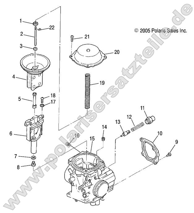 Engine, Carburetor, Upper