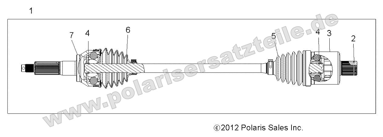 Drive Train, Rear Drive Shaft Drive Train, Rear Drive Shaft