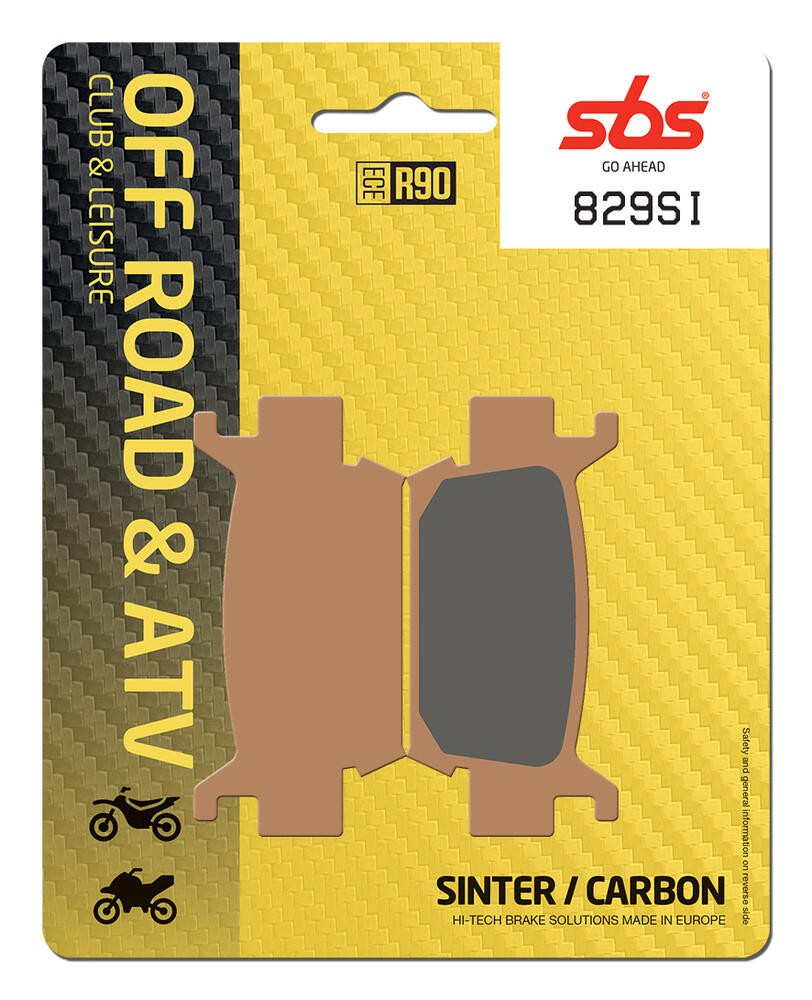 SBS_829_SI SBS Bremsbeläge Offroad & ATV Sintermetall - 829SI