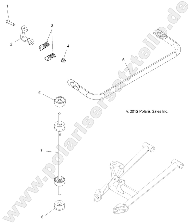 SUSPENSION, STABILIZER BAR SUSPENSION, STABILIZER BAR