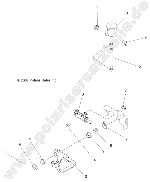 BRAKES, PEDAL and REAR MASTER CYLINDER BRAKES, PEDAL and REAR MASTER CYLINDER