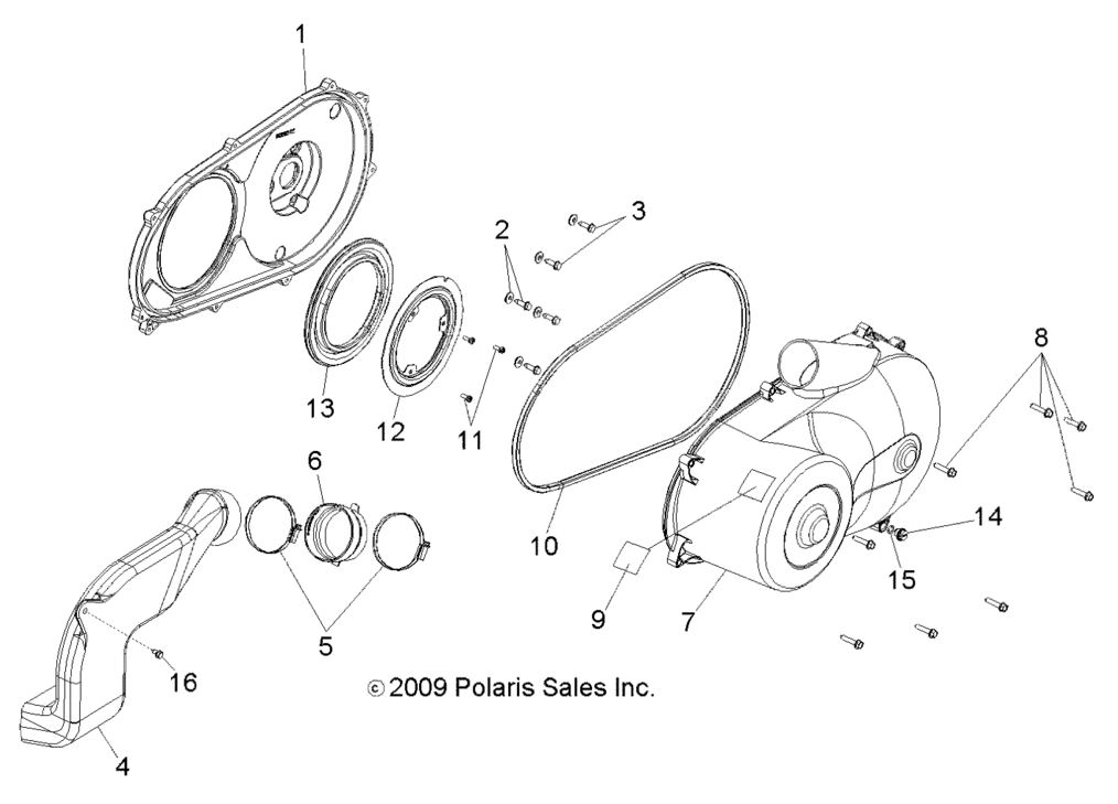 Drive Train, Clutch Cover