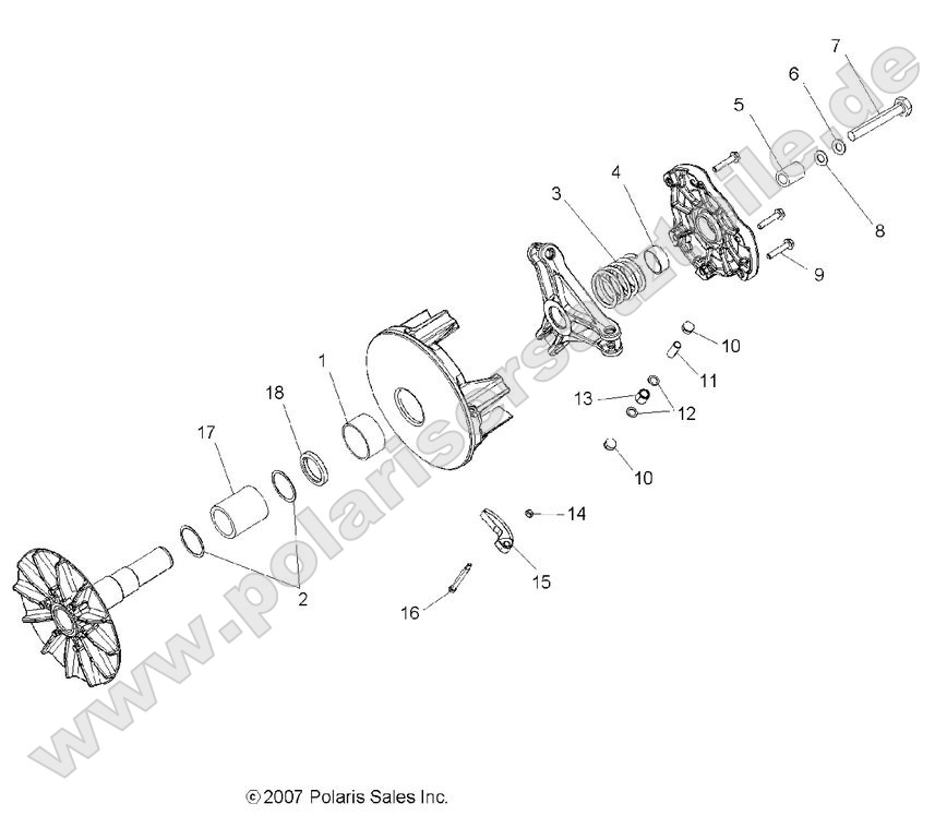 Drive Train, Primary Clutch