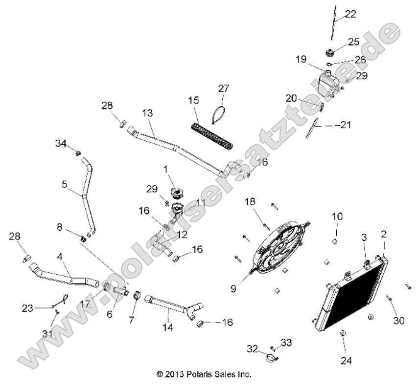 Engine, Cooling System Engine, Cooling System