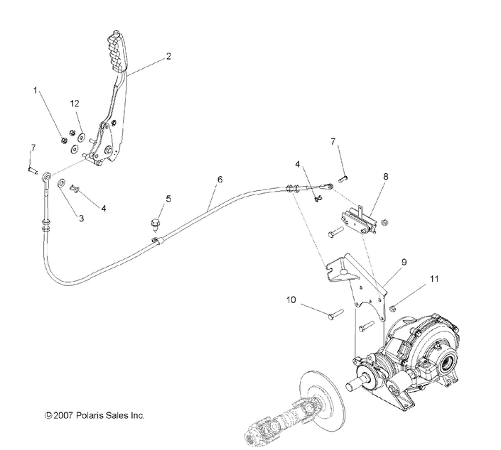 Brakes, Park Brake Asm.