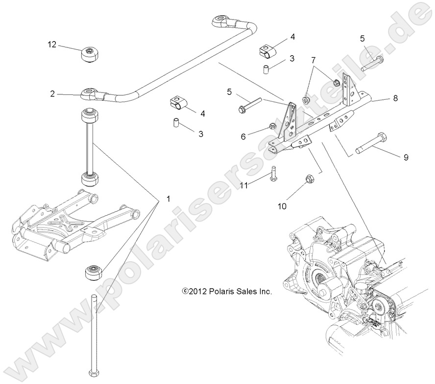 SUSPENSION, TORSION BAR