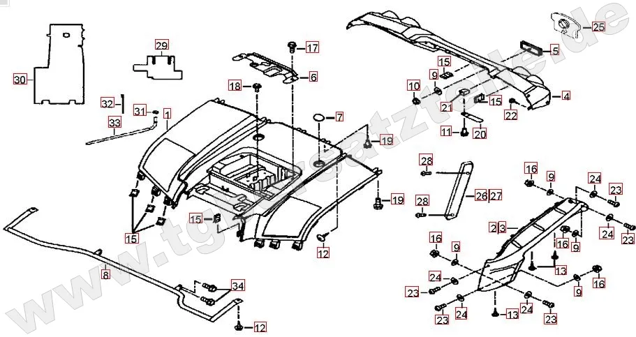 Heckverkleidung Heckverkleidung