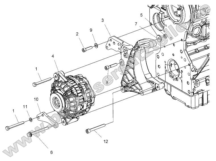 Engine, Alternator Engine, Alternator