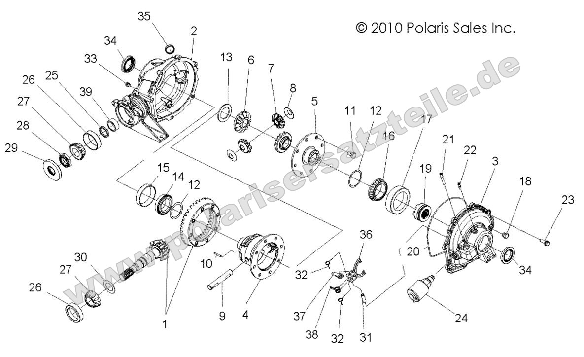 Drive Train, Rear Gearcase