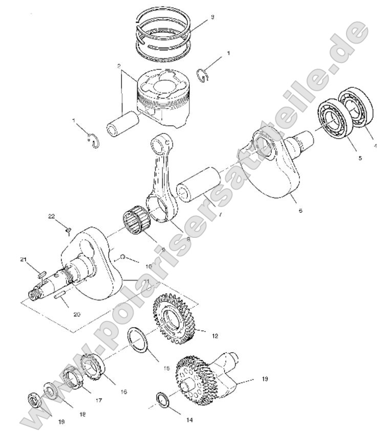 Crankshaft and Piston